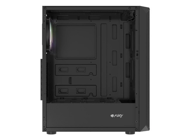 Počítačová skriňa Fury Shobo SH4 RGB s oknom čierna