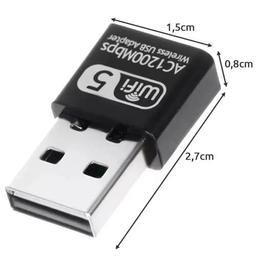 Adaptér Wifi USB 1200Mbps Izoxis