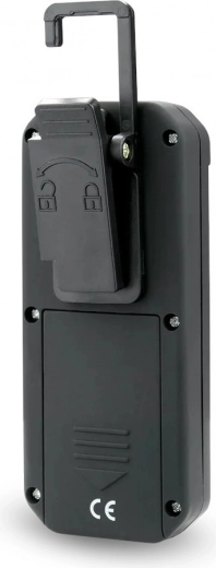 Hands‑free práca vďaka magnetu a klipu s háčikom