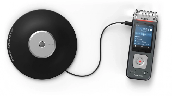 Diktafón Philips so 360° nahrávaním a 32GB microSDHC
