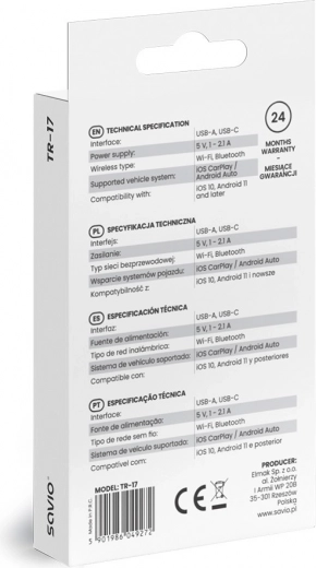 Bezdrôtové CarPlay a Android Auto