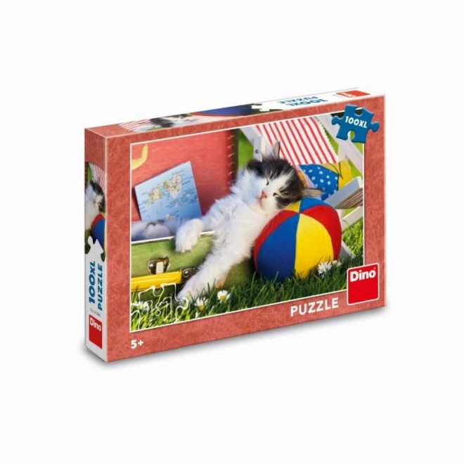 Kotě odpočívá 100 XL Puzzle