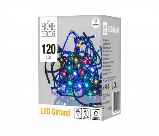 Girlanda 120 LED, 9 m + 3 m