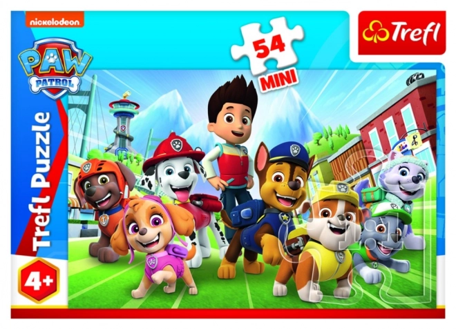 Minipuzzle Paw Patrol 54 dielikov