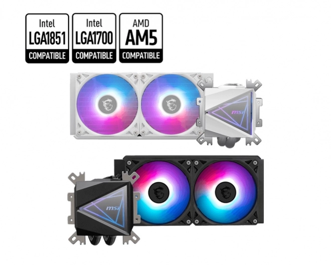 Chladič procesora MSI MAG Coreliquid I240 biely