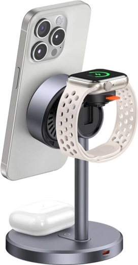 Nabíjanie 3 v 1 pre telefón, hodinky a slúchadlá