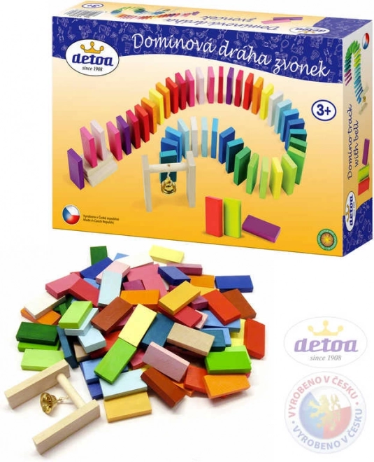 Domino dráha so zvončekom 95 ks