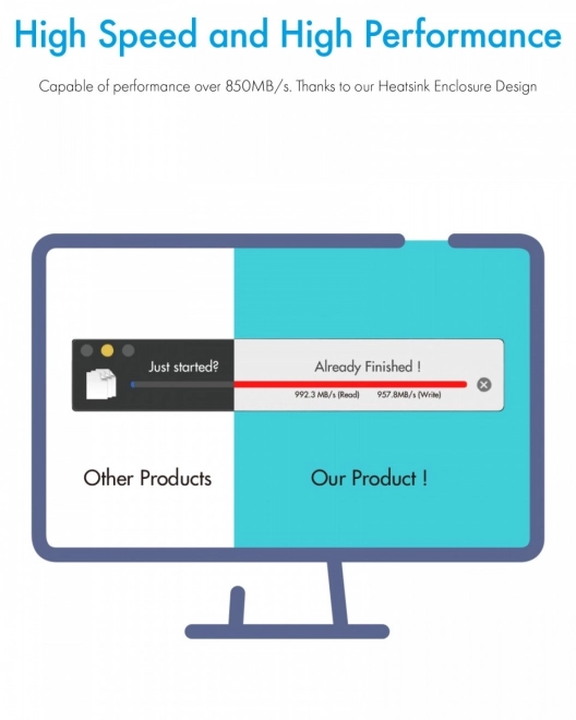 Externý box ICY BOX pre PCIe NVMe M.2 s USB-C