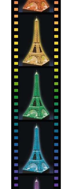Eiffelova veža (nočné vydanie) 3D 216d