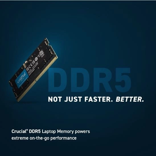 Pamäť pre notebook DDR5 SODIMM 32GB Crucial