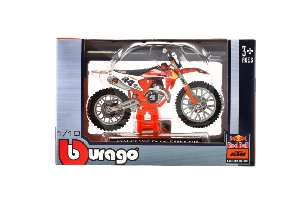 Bburago 1:18 WRB KTM CYCLE - KTM 450 SX-F Factory Edition (2018)