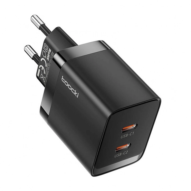 Nabíjačka Toocki 2xUSB-C GaN 40W