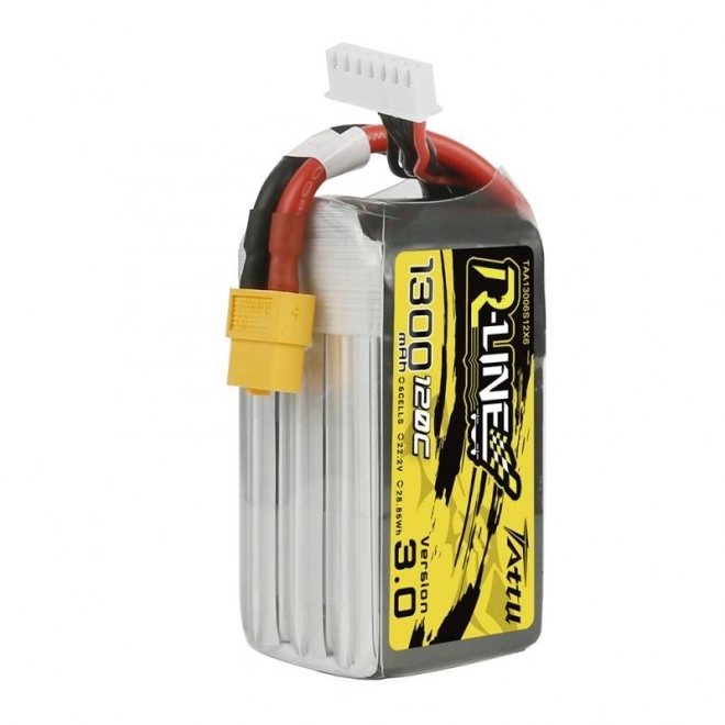 Akumulátor LiPo 1300mAh 22.2V 120C Tattu R-Line