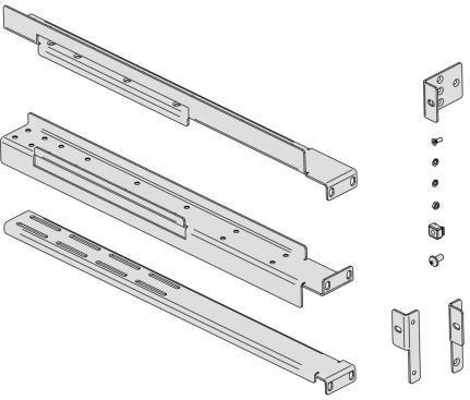 Rack kit pro UPS EVER do 19" racku 600–1000 mm