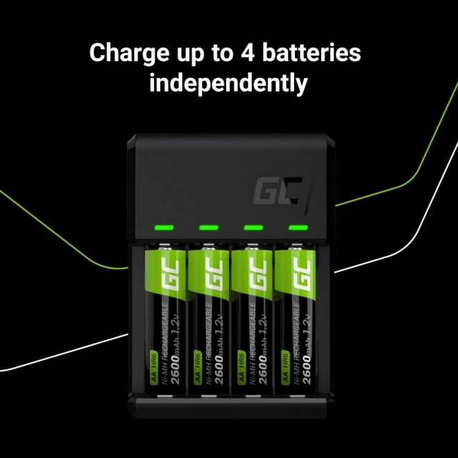 Nabíjačka VitalCharger + 4x AAA akumulátory 800mAh