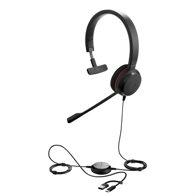 Slúchadlá Evolve 20 USB-A a C Stereo