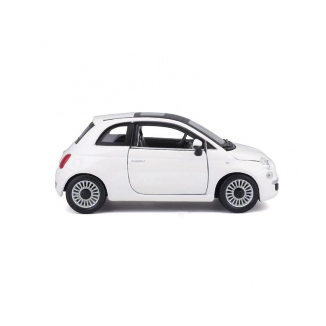 Bburago 1:24 Fiat 500 (2007) biely