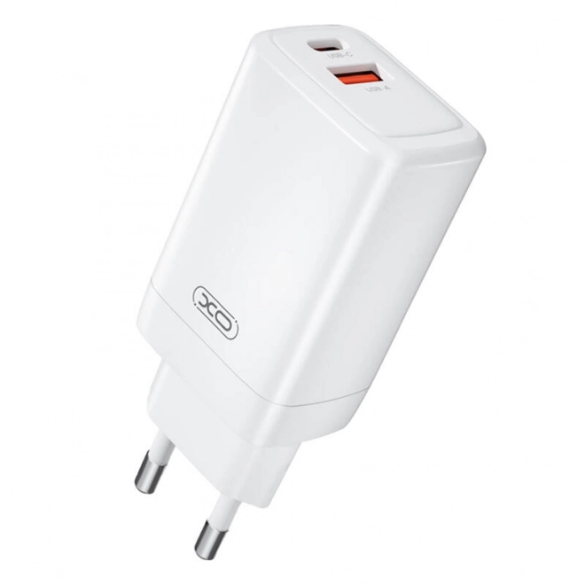 Nabíjačka na stenu XO 65W s USB-C a USB-A