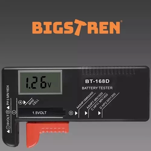 Bigstren 19898 Tester/meter batérií