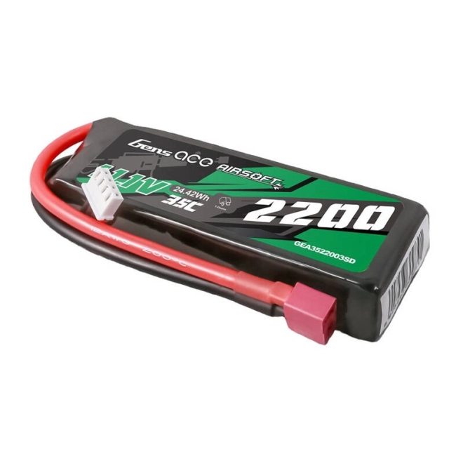 Lipo batéria pre Airsoft Gens Ace 11,1V 2200mAh