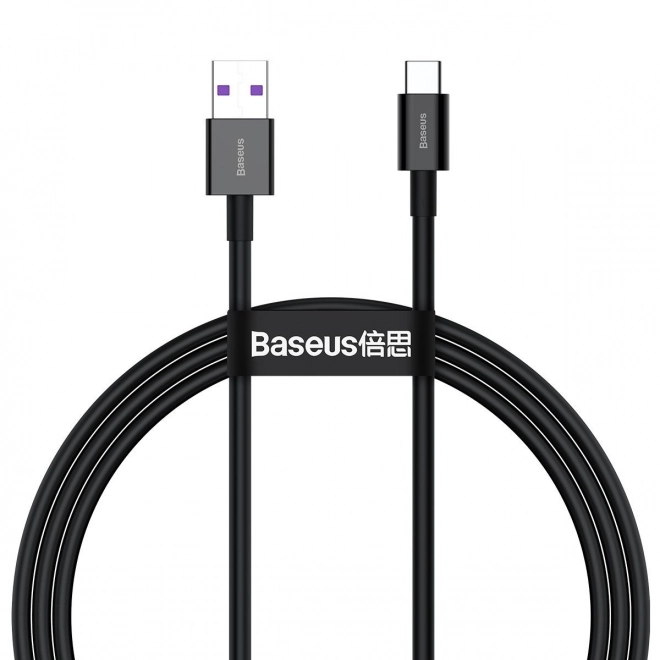 Kábel USB na USB-C Baseus Superior, 66W, 1m (čierny)