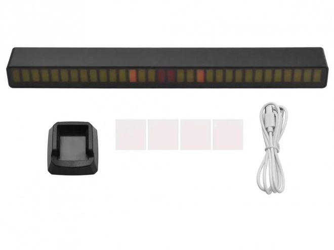 Ledy usb audio odozva viacfarebný neón rgb led