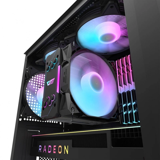 Počítačová skriňa Darkflash Micro-ATX (čierna)