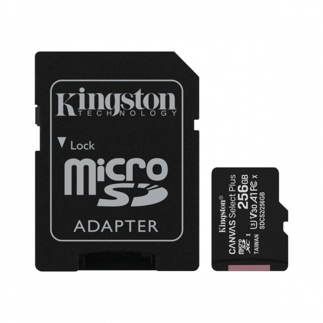 MicroSD karta 256GB Canvas Select Plus s adaptérom