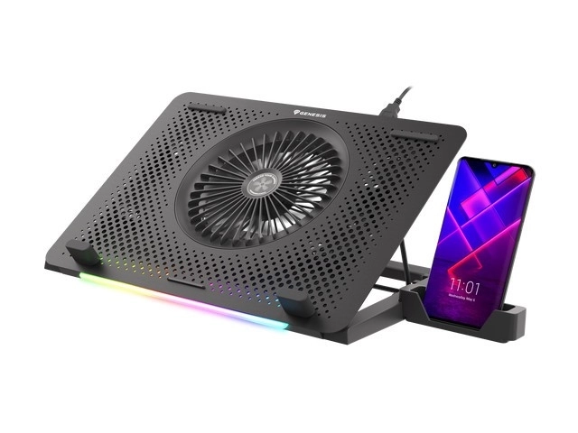 Chladiaca podložka na notebook Genesis Oxid 450 RGB 15.6''