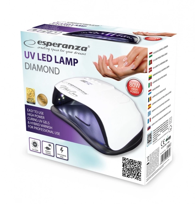 Lampa UV LED na gélové a hybridné laky DIAMOND