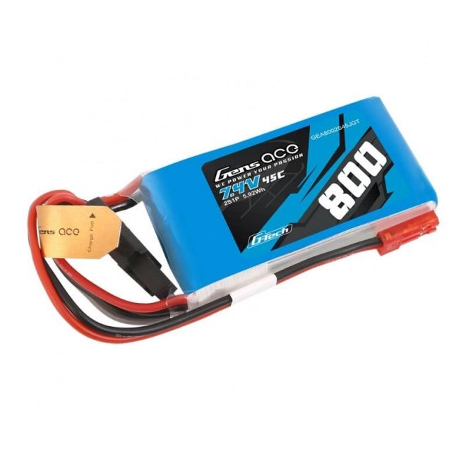 Gens Ace G-Tech Lipo Batéria 800mAh 7,4V 45C 2S1P