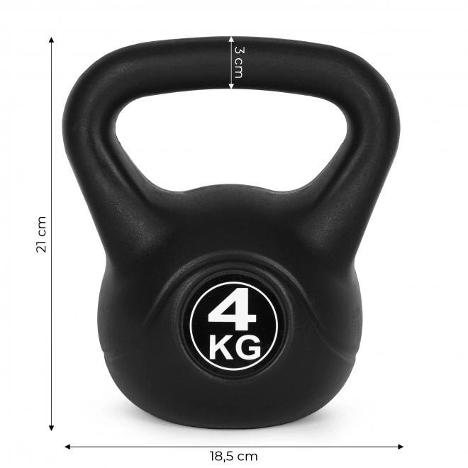 Kettlebell 4 kg na cvičenie ModernHome