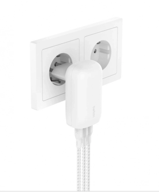 Nabíjačka Belkin BOOSTCHARGE 67W USB-Cx3 biela