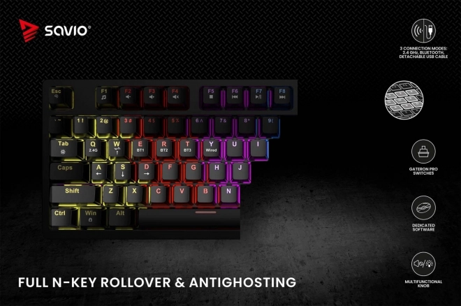 Bezdrôtová mechanická klávesnica Phenix Gateron Red
