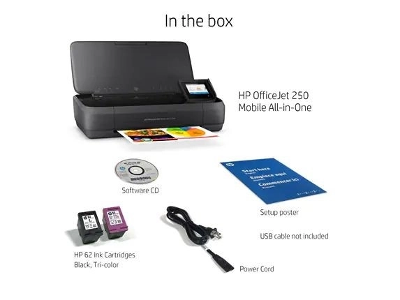Prenosná tlačiareň HP Officejet 250 AiO