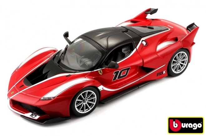 Ferrari Racing FXX K Kovový Model Červený