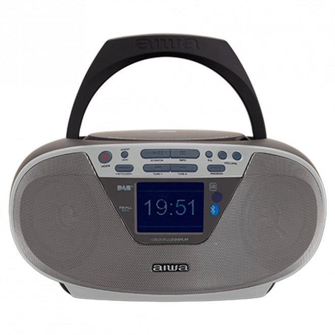 Štýlový prenosný Boombox s CD a DAB+