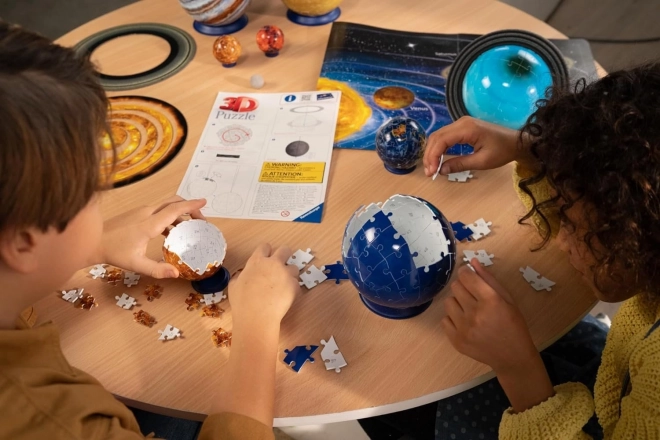 Planetárna sústava 3D 522 dielikov