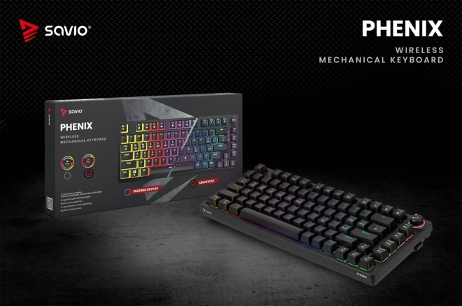 Bezdrôtová mechanická klávesnica Phenix Gateron Red