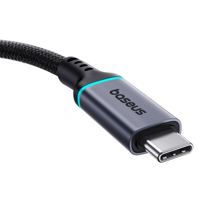 Predlžovací kábel Baseus USB-C samec-samica 10Gbps 1m čierny