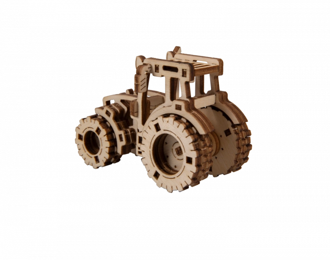 Drevené puzzle 3D - model traktor Fendt 210