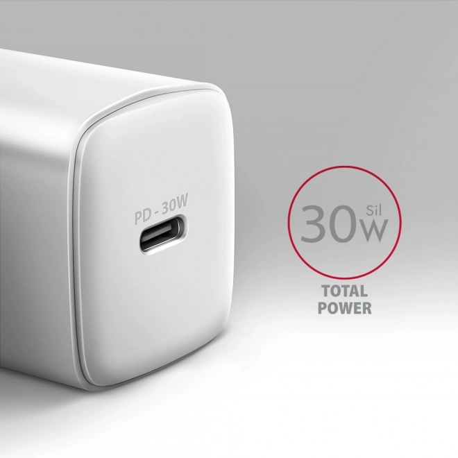 Nabíjačka AXAGON ACU PD30W s USB-C a rýchlym nabíjaním