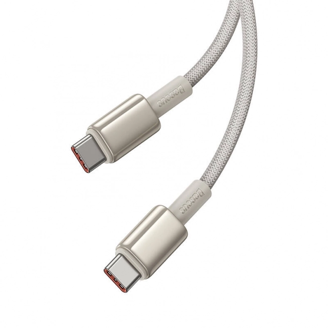 Kábel Baseus Tungsten Gold USB-C na USB-C, 100W, 1m