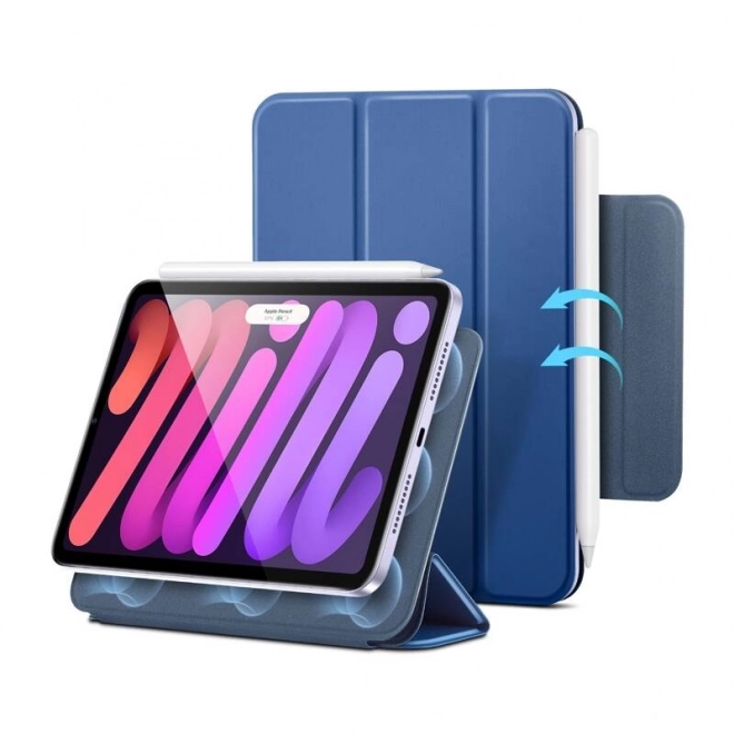 Magnetické puzdro ESR Rebound pre iPad mini 6/A17 Pro modré