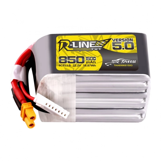 Baterie Tattu R-Line 850mAh 6S 150C pre FPV drony