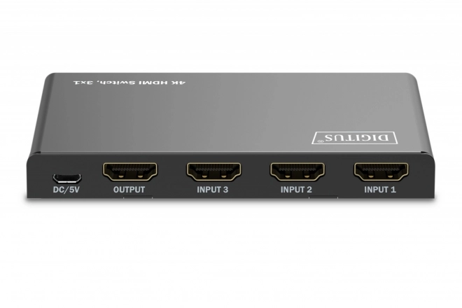 Priechodný HDMI prepínač 4K s diaľkovým ovládačom