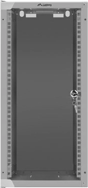 Závesná skrinka 10'' 12U 280x310 sivá flat pack