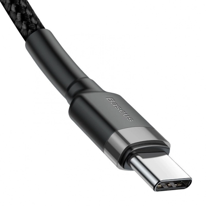 Kábel Baseus Cafule USB-C PD 2.0 QC 3.0 60W 1m (čierno-šedý)