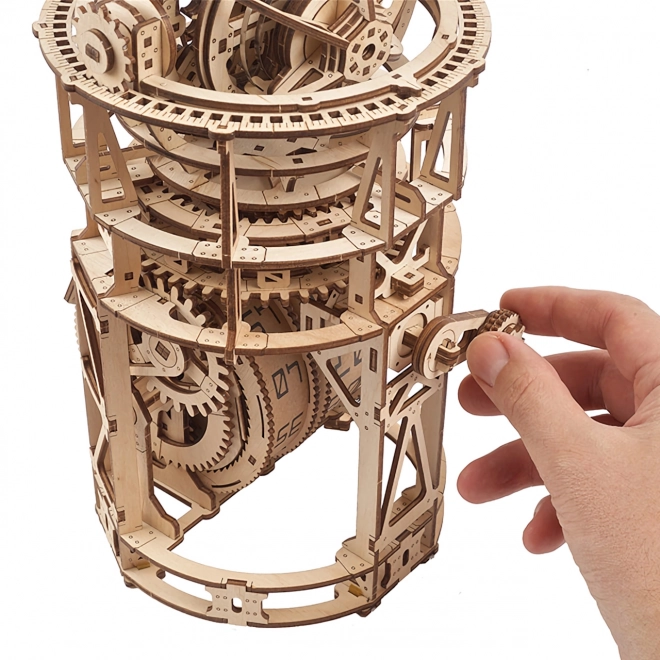 Ugears 3D puzzle Sky Watcher Tourbillon stolové hodiny