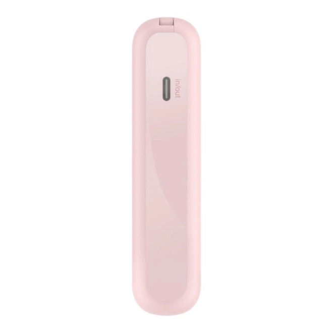PowerBank BoostCharge 10000 mAh 20W s vstavaným USB-C káblom, ružový